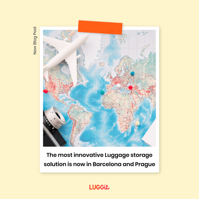 The most innovative Luggage storage solution is now in Barcelona and Prague